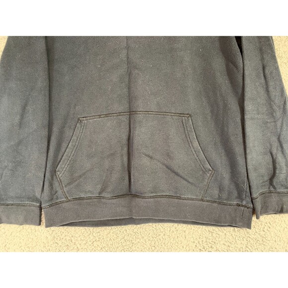 UnderArmor Youth Extra Large (XL) (YXL) Black Neon Green Pullover Hoodie Pockets - Picture 3 of 9